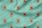 Allover / Kombi - Little Cutie- Muster - LigthMint